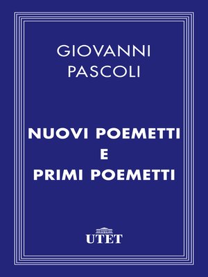 cover image of Nuovi poemetti e Primi poemetti